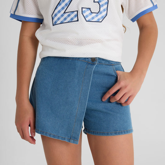 Blue Skort