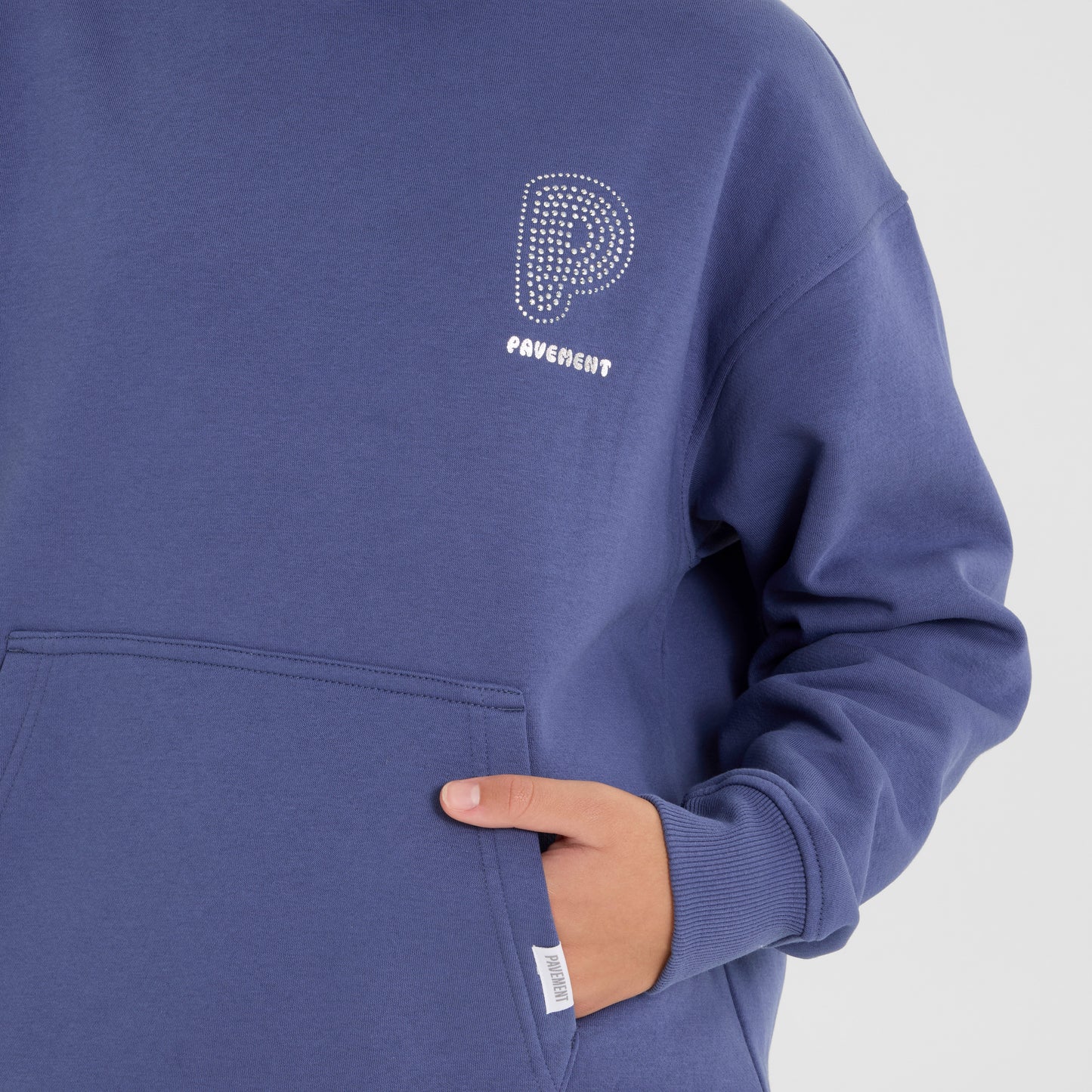 Indigo Embellished Hoodie