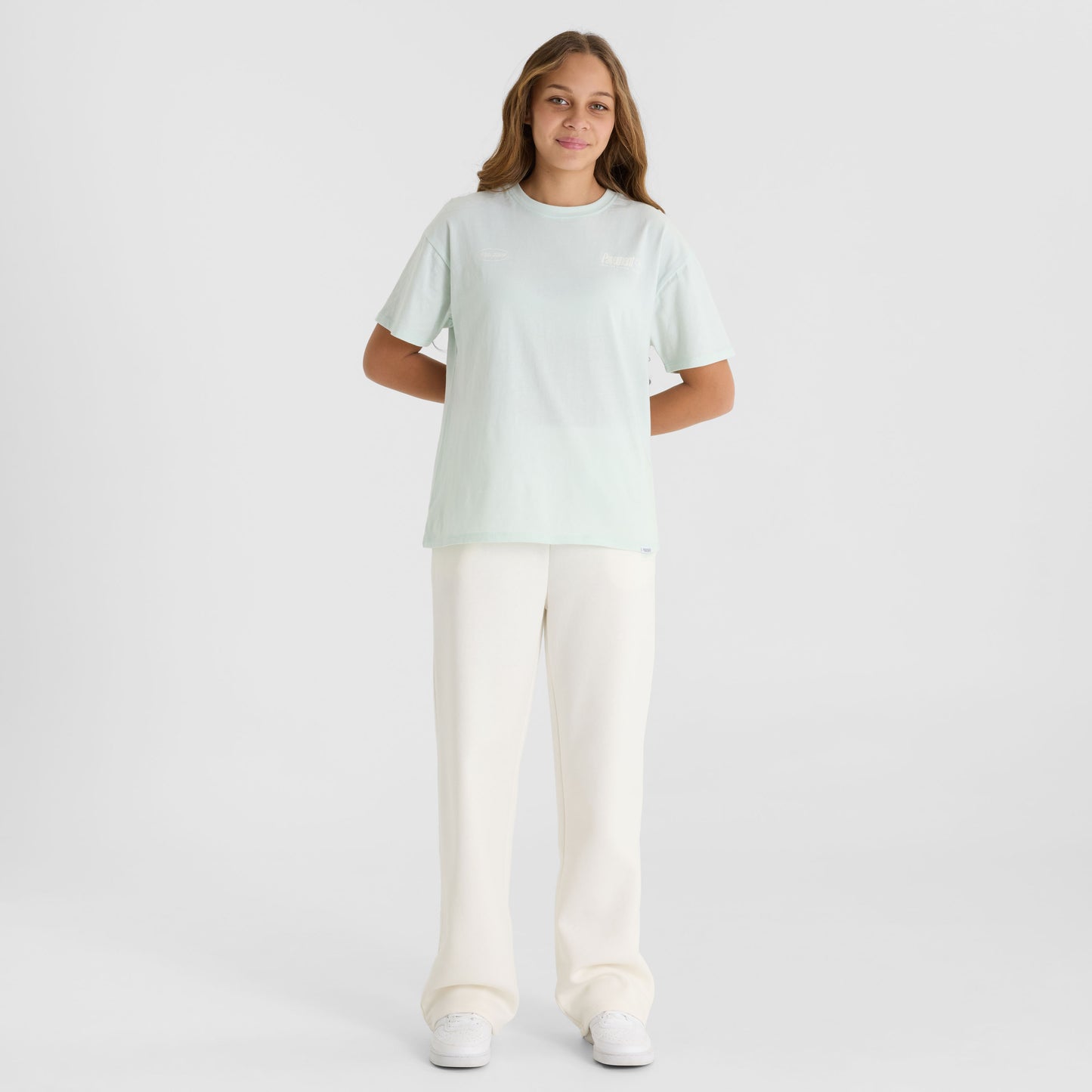 Light Green Back Print Tee
