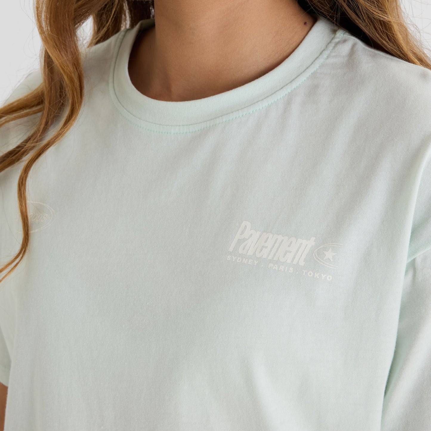 Light Green Back Print Tee