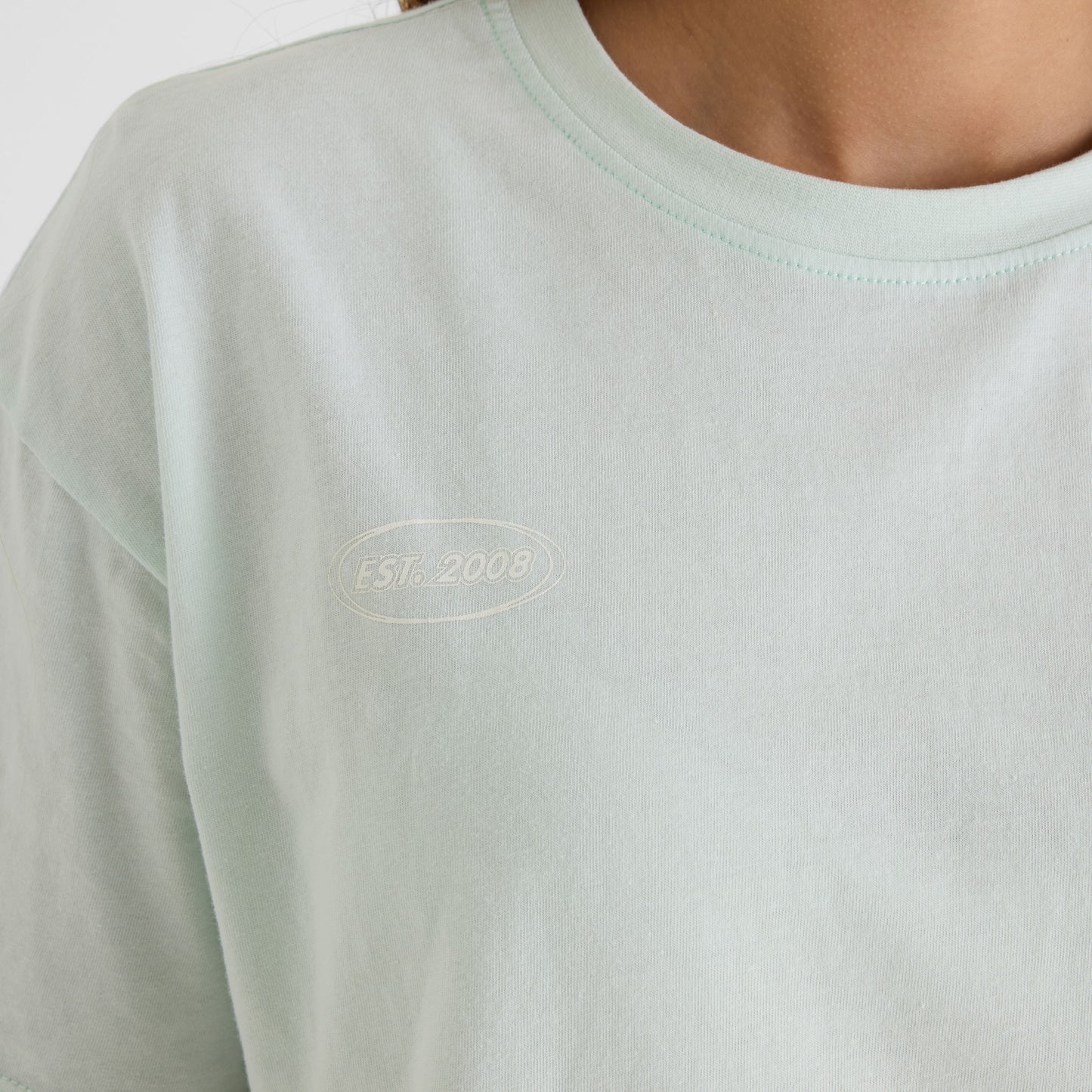Light Green Back Print Tee