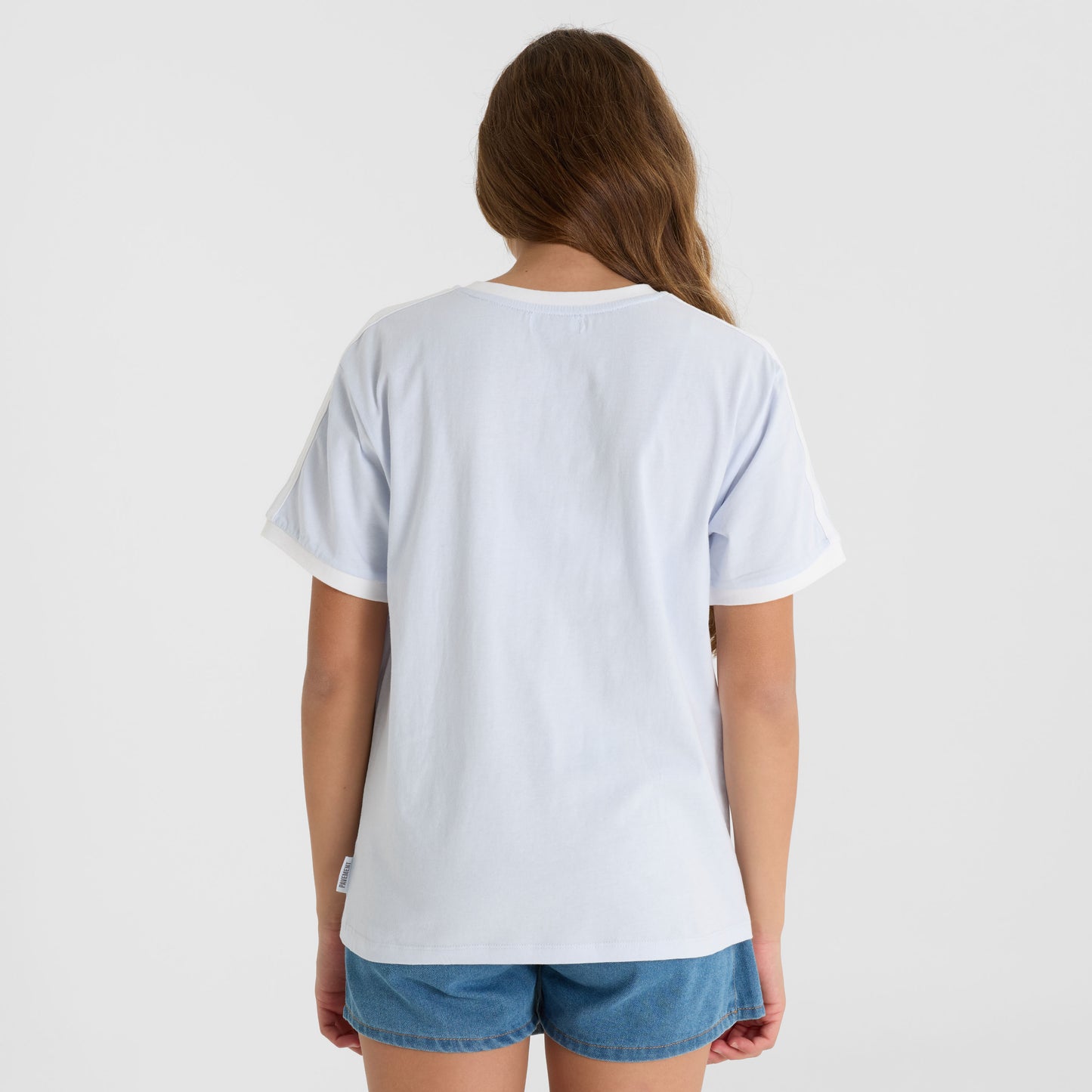 Light Blue Lace Tee