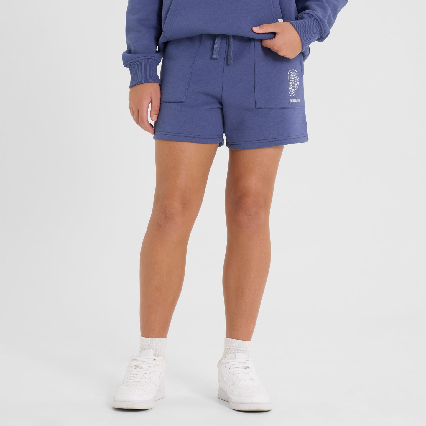 Indigo Embellished Shorts